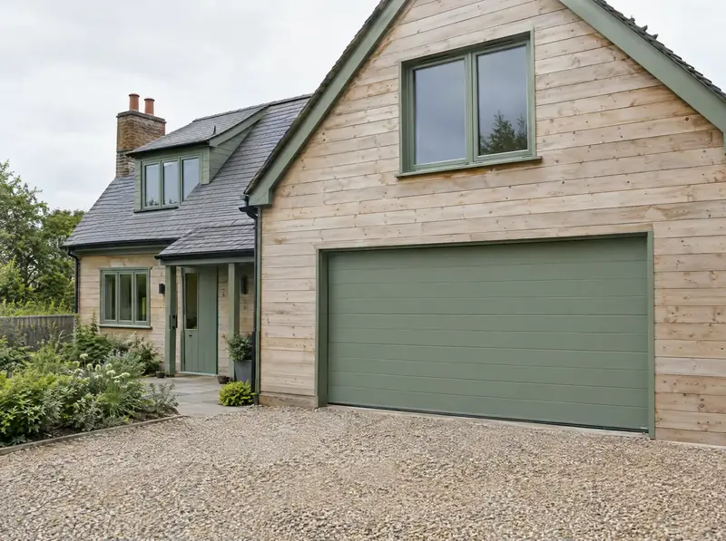 Sectional garage door example