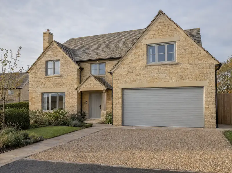 Sectional garage door example