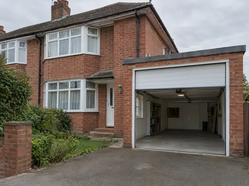 Sectional garage door example