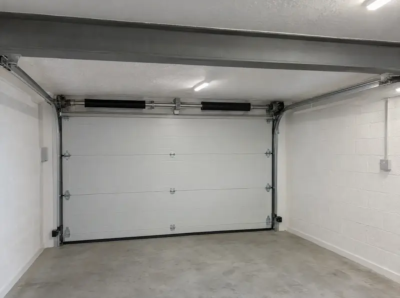 Measuring for a sectional door – example image