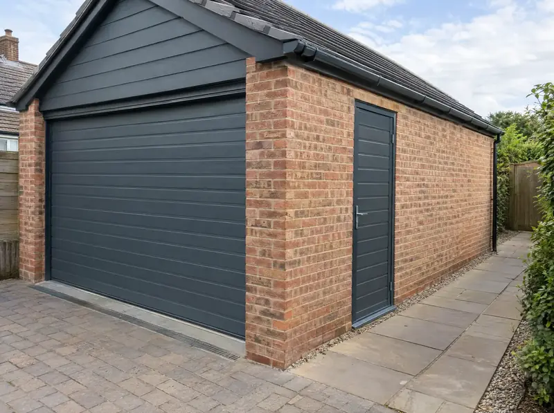 Matching garage side doors – example of the door type