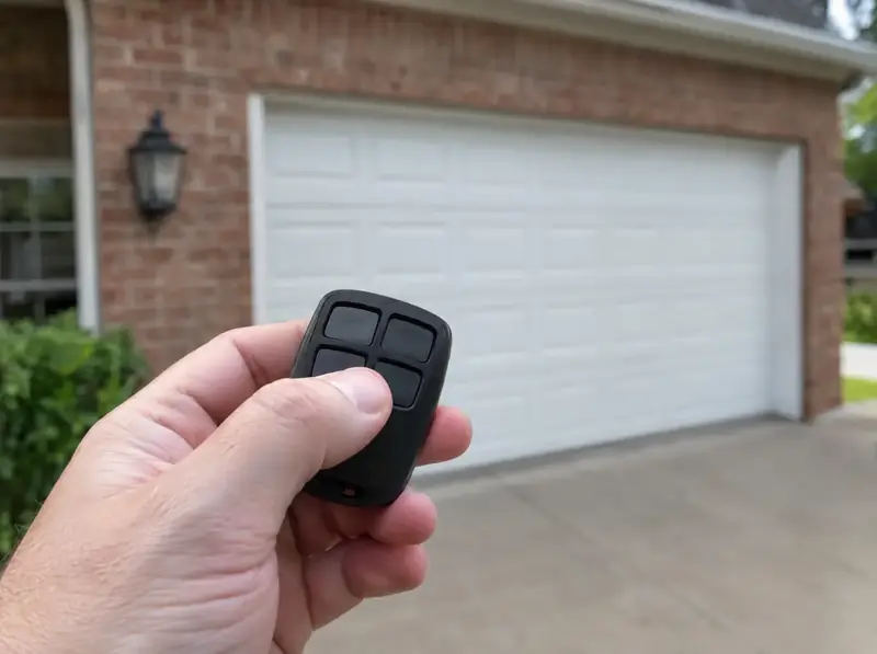 Remote controls and smart garage door openers – example of the door type
