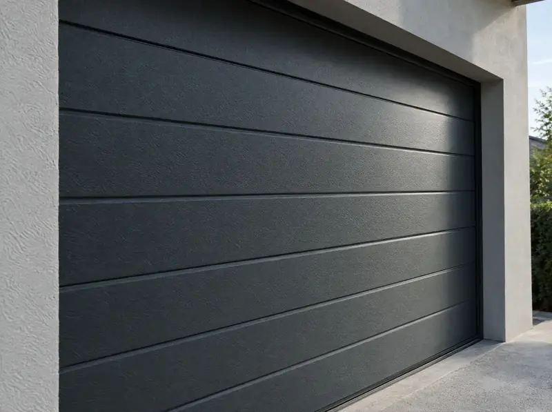 Ribbed sectional garage doors – example of the door type