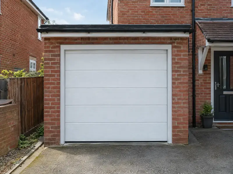 Sectional garage door example